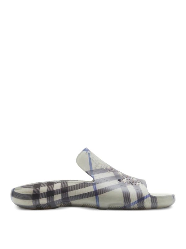 BURBERRY: Sandalen - Sandalen - Grau