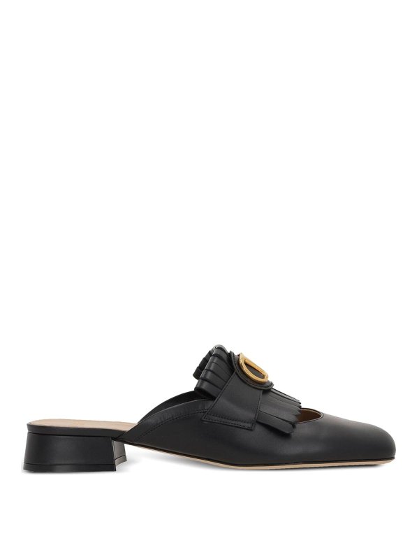 VALENTINO GARAVANI: ミュール - ミュール - 黒