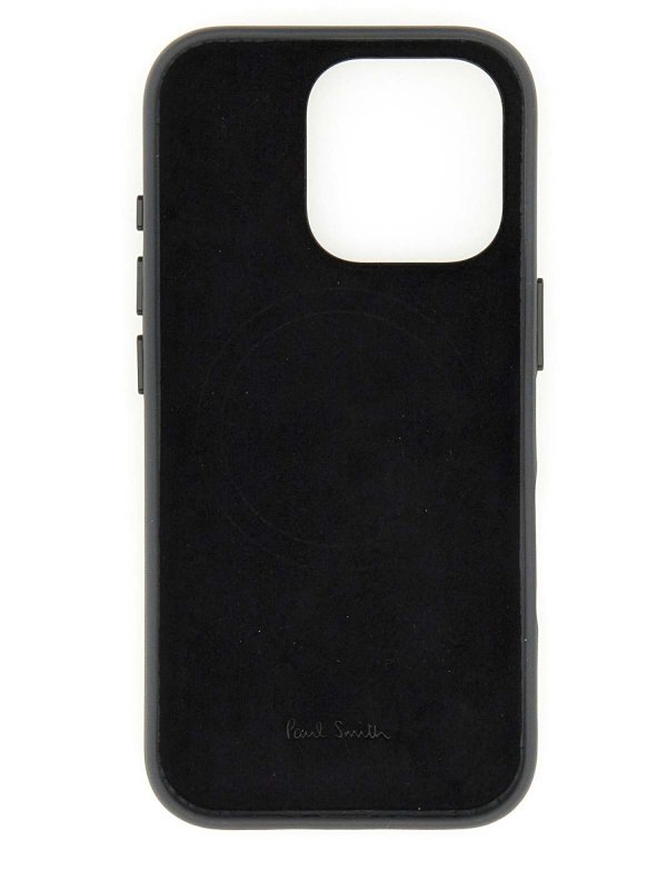 PAUL SMITH: Cases & Covers online - Signature Stripe Cover for iPhone 16 Pro