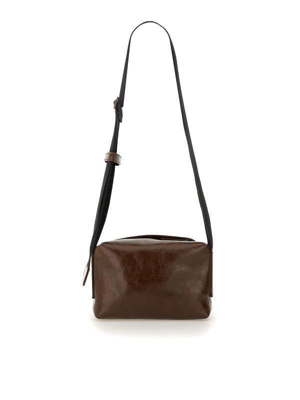 UMA WANG: shoulder bags - Leather Shoulder Bag
