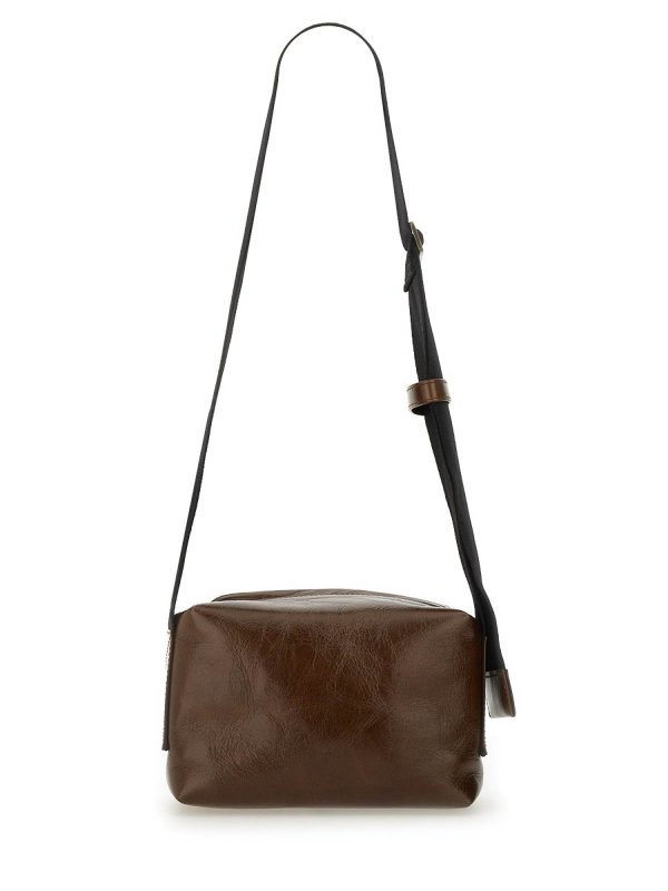 UMA WANG: shoulder bags online - Leather Shoulder Bag