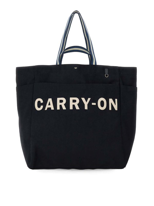 Anya Hindmarch: トートバッグ - トートバッグ - ブルー