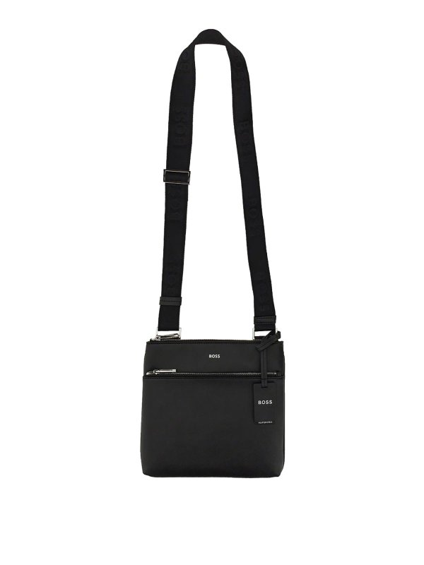 Hugo Boss: cross body bags - Envelope Bag With Logo