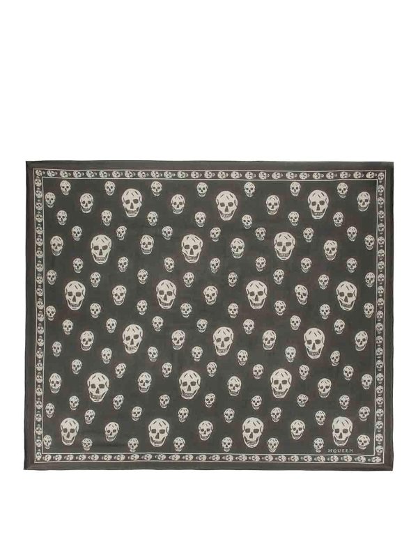 ALEXANDER MCQUEEN: Écharpes - Écharpe - Noir