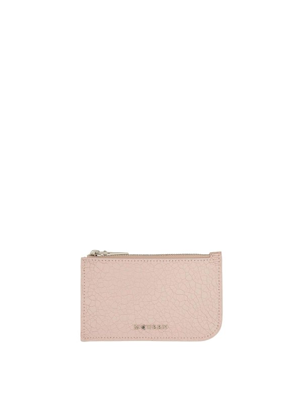 ALEXANDER MCQUEEN: 財布＆ポーチ - 財布 - ヌードカラー