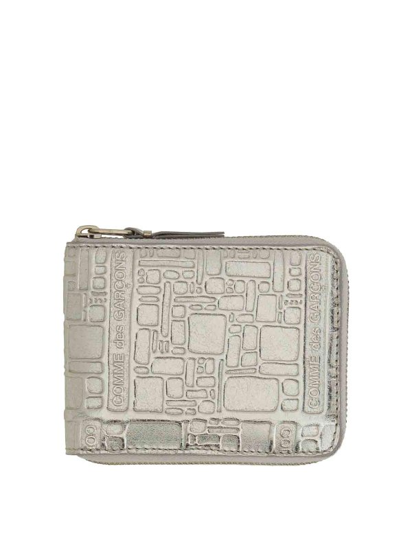 COMME DES GARCONS: Portemonnaies und Geldbörsen - Portemonnaie - Silber