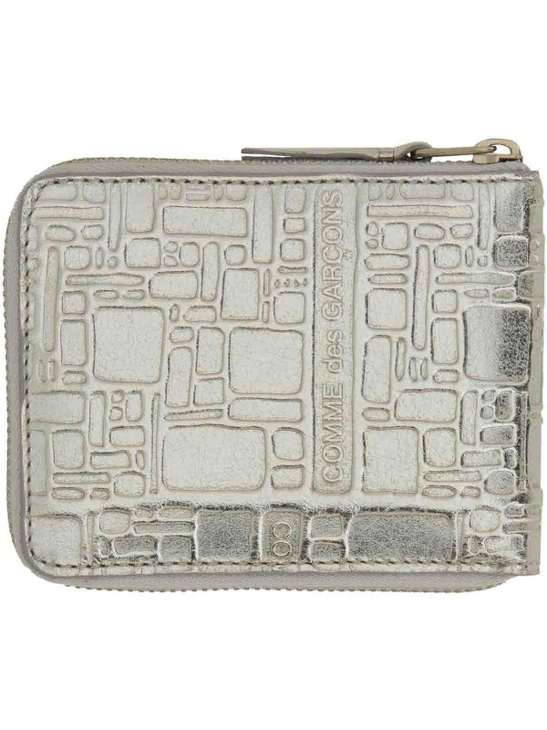 The Best Shops COMME DES GARCONS: Portemonnaies und Geldbörsen - Portemonnaie - Silber