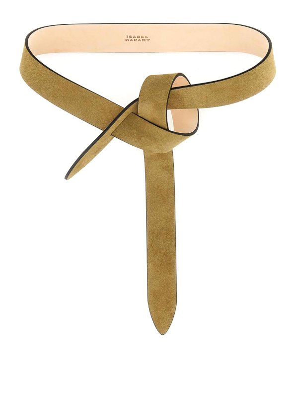 ISABEL MARANT: Cinturones - Cinturón - Beis