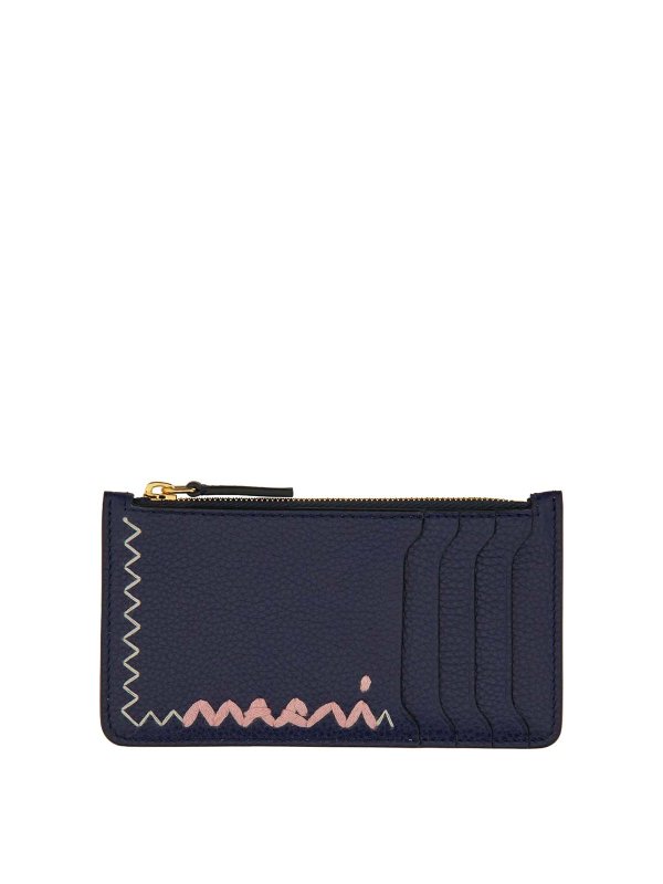 Marni: 財布＆ポーチ - 財布 - ブルー