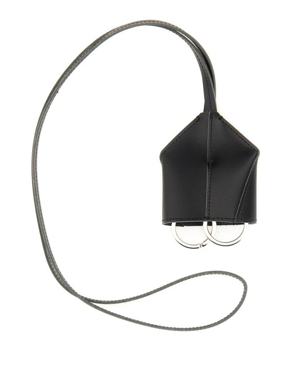 MM6 MAISON MARGIELA: key holders - Leather Keychain