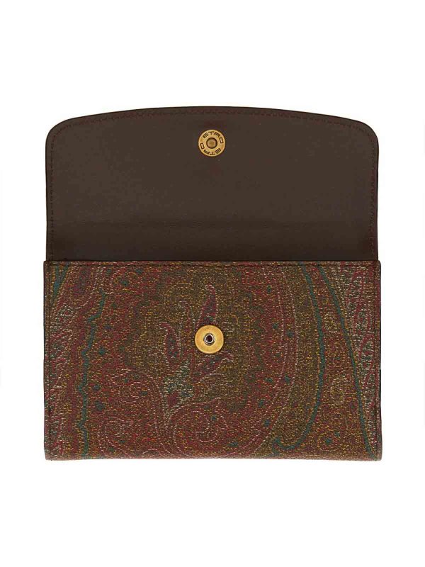 財布 - ブラウン shop online: ETRO