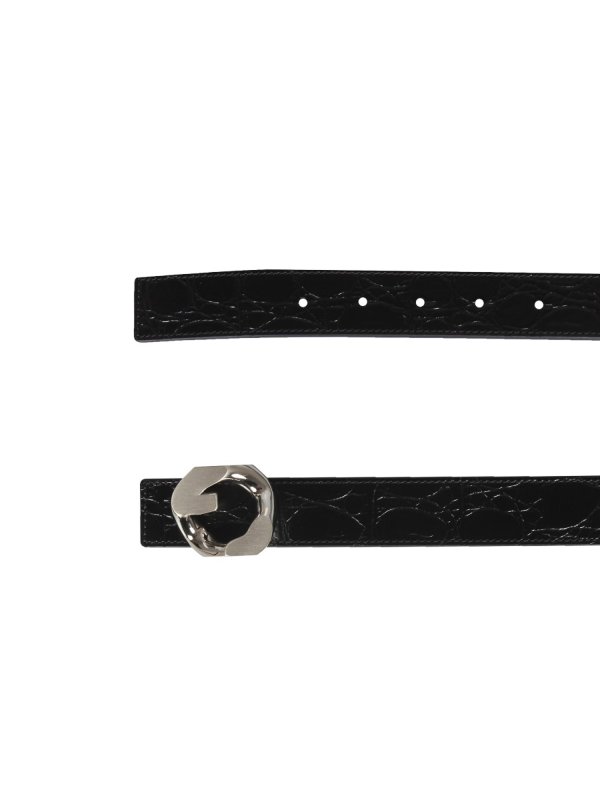 The Best Shops GIVENCHY: belts - Belt With G Chain Buckle