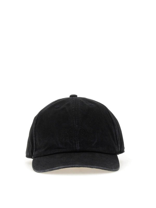 MM6 MAISON MARGIELA: cappelli - Cappello da baseball con logo