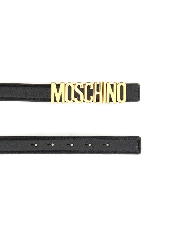 MOSCHINO: Cinturones online - Cinturón - Negro
