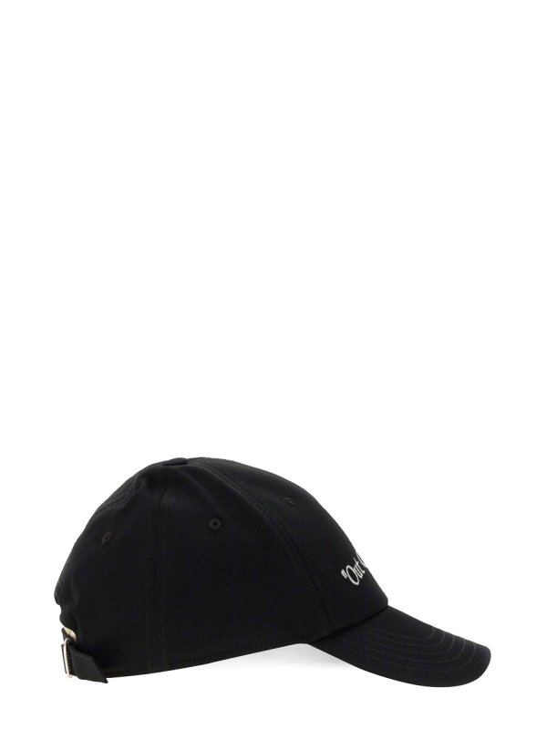 OFF-WHITE: cappelli online - Cappello da baseball con logo