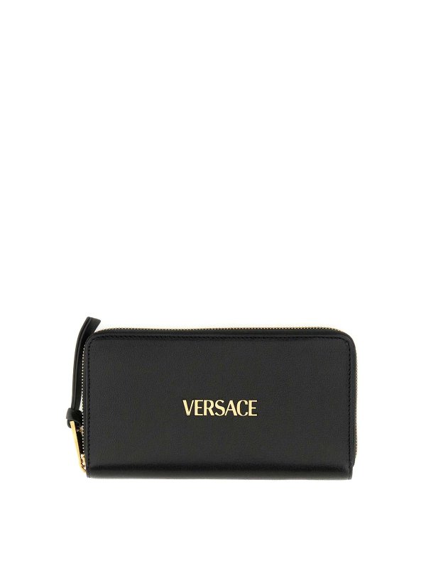VERSACE: 財布＆ポーチ - 財布 - 黒