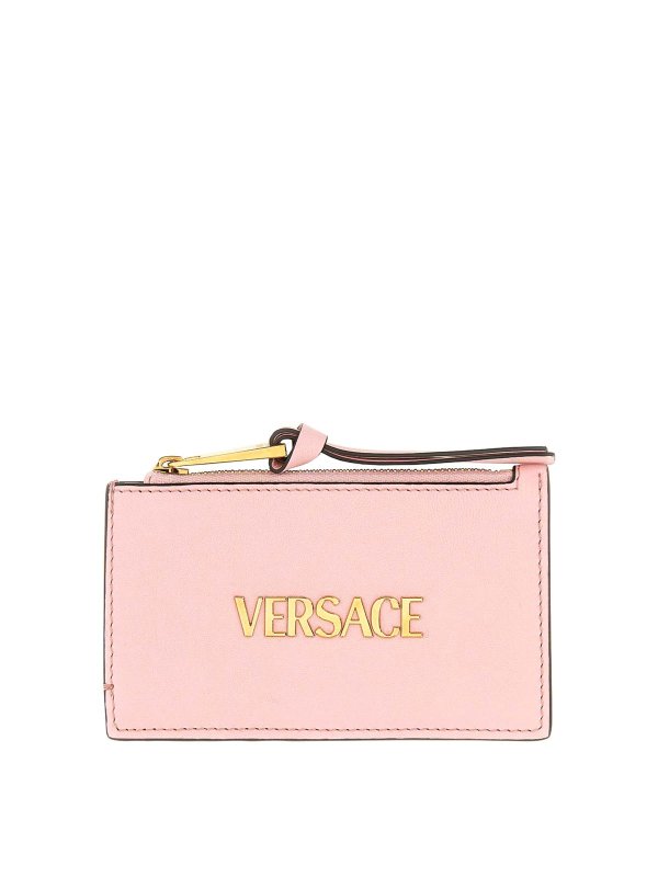 VERSACE: 財布＆ポーチ - 財布 - ヌードカラー