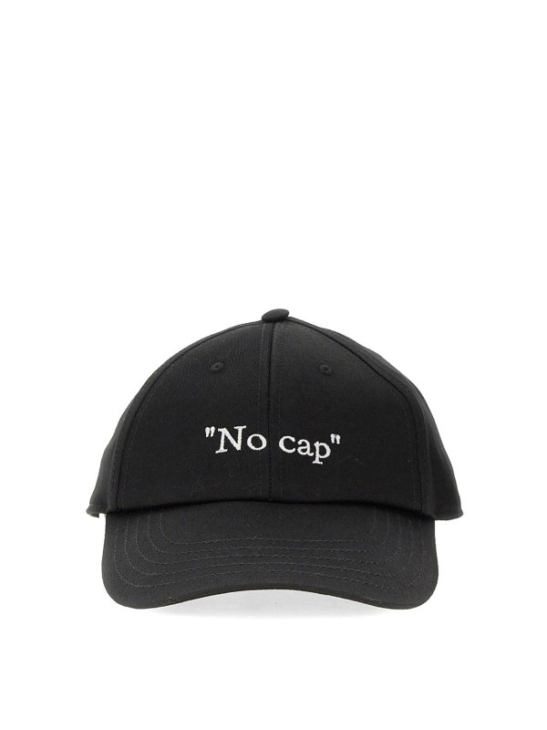 OFF-WHITE: Hüte - Hut - Schwarz