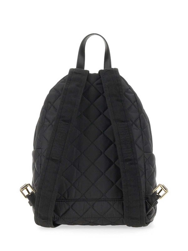 MOSCHINO: backpacks online - Quilted Nylon Backpack