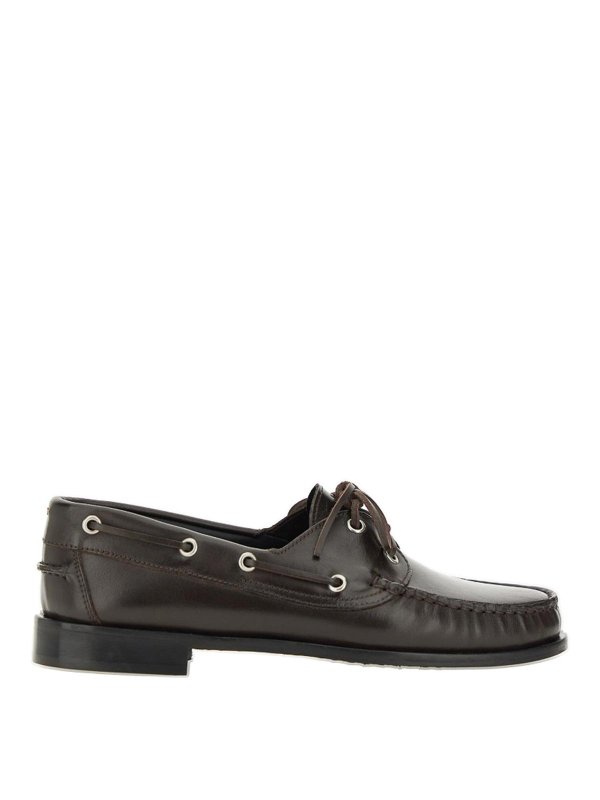 AEYDE: ロファー＆スリッパ - ローファー - ダークブラウン