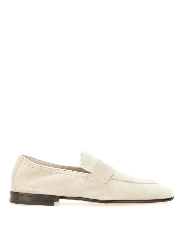 BRUNELLO CUCINELLI: Mocasines y Zapatillas - Mocasines - Blanco