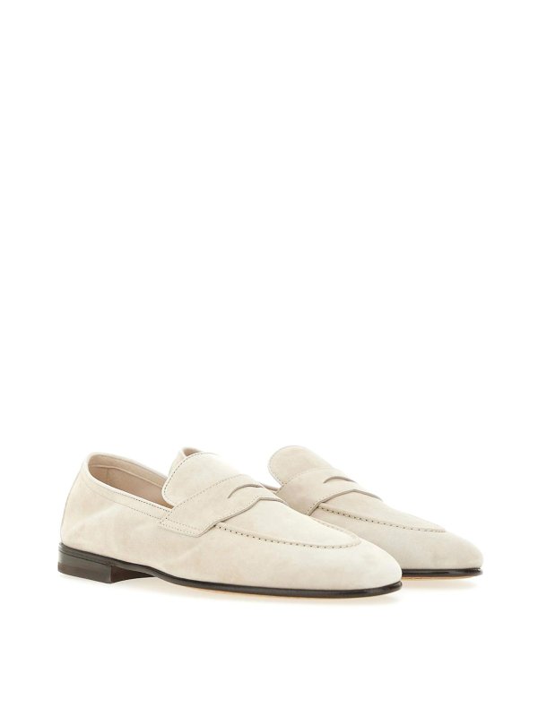 BRUNELLO CUCINELLI: Mocasines y Zapatillas online - Mocasines - Blanco