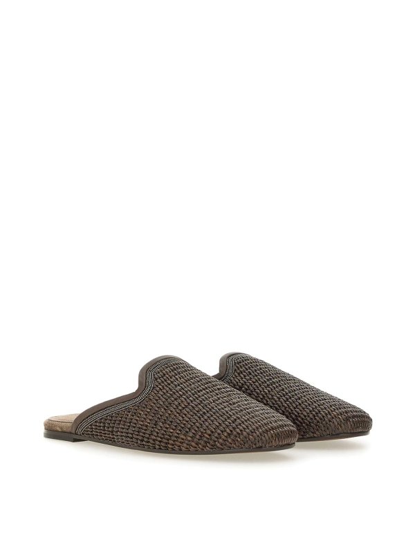 BRUNELLO CUCINELLI: Mocasines y Zapatillas online - Mocasines - Marrón