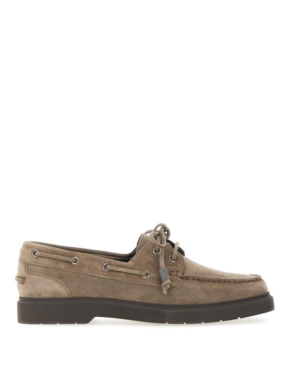 BRUNELLO CUCINELLI: ロファー＆スリッパ - ローファー - ブラウン