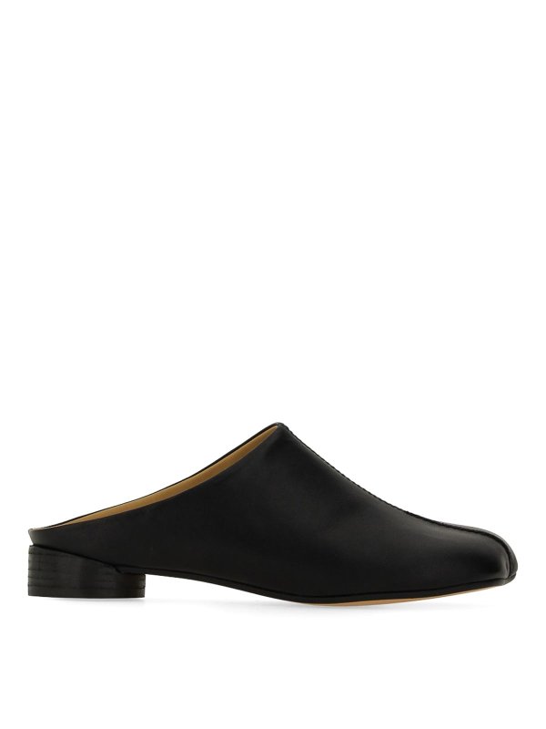 MM6 MAISON MARGIELA: フラットシューズ - フラットシューズ - 黒