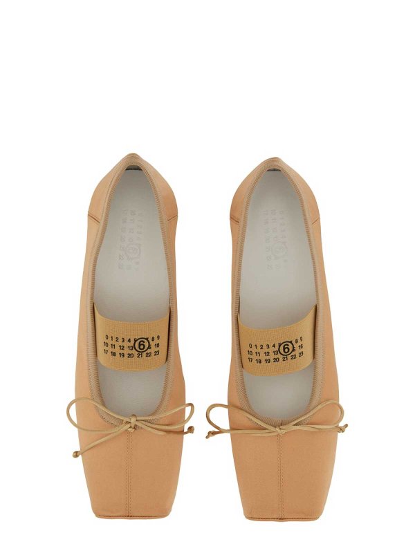 The Best Shops MM6 MAISON MARGIELA: Ballerina con logo