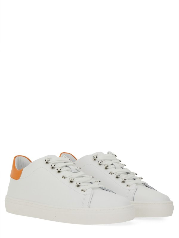 MOSCHINO: trainers online - Leather Sneaker