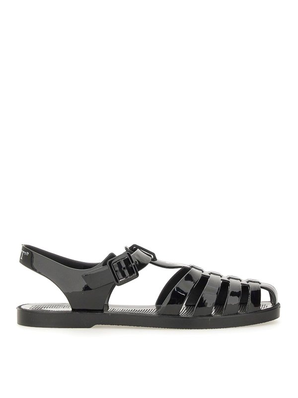 OFF-WHITE: Sandales - Sandales - Noir