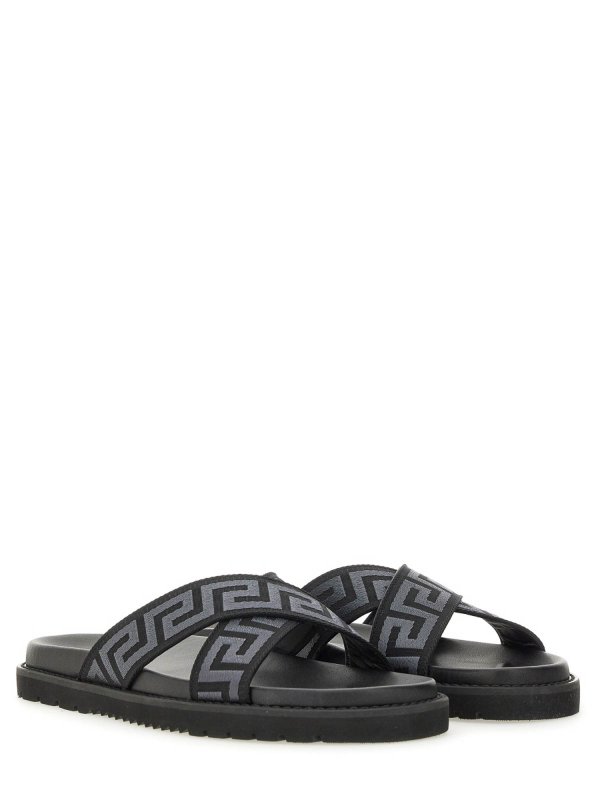 VERSACE: sandals online - Sandal With Logo