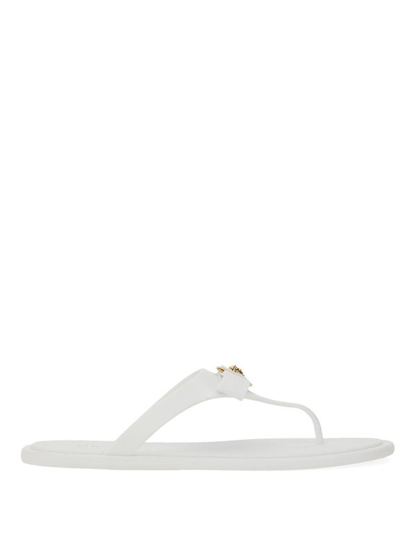 VERSACE: Sandalias - Sandalias - Blanco