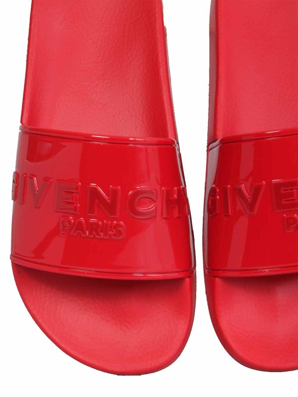The Best Shops GIVENCHY: sandals - Rubber Slide Sandals