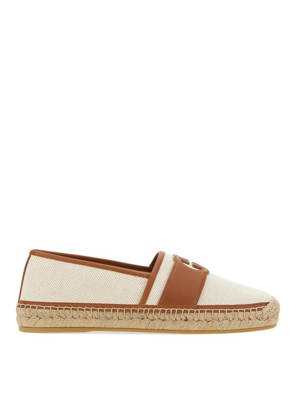 GUCCI: espadrilles - Espadrilles With Cross Gg