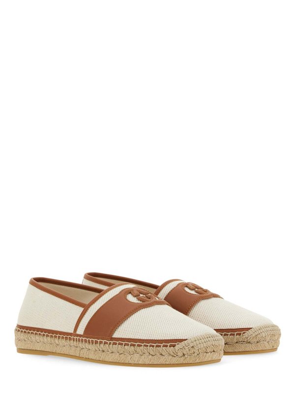 GUCCI: espadrilles online - Espadrilles With Cross Gg