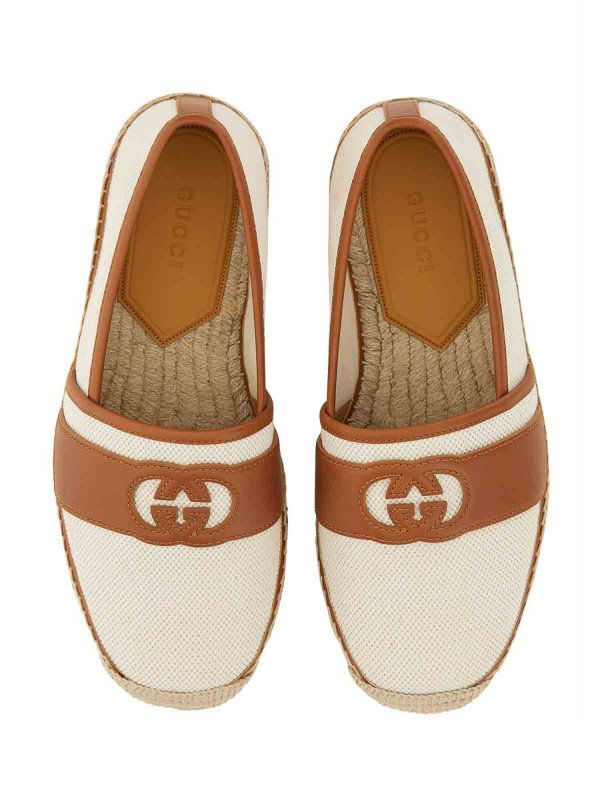 The Best Shops GUCCI: Espadrilles With Cross Gg