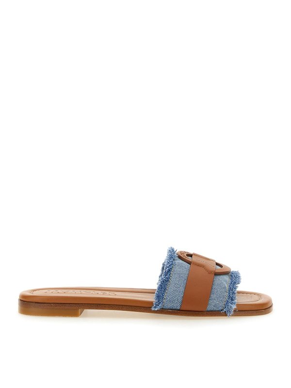 MONCLER: Sandales - Sandales - Délavé