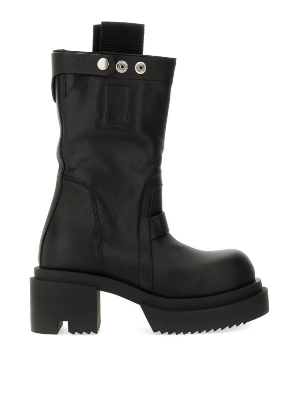 RICK OWENS: boots - Leather Boot