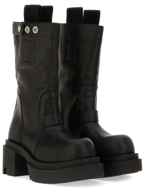 RICK OWENS: boots online - Leather Boot