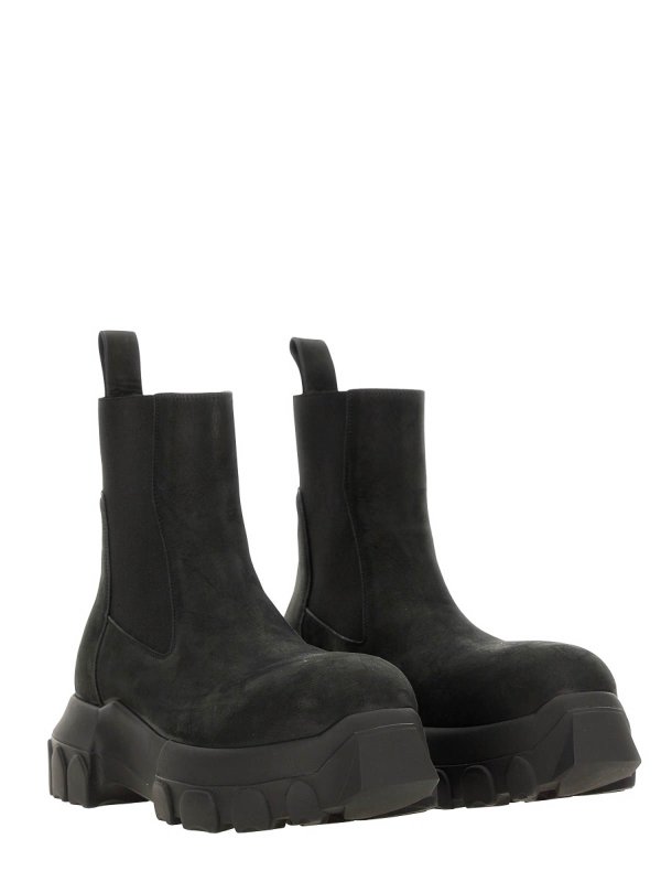 RICK OWENS: boots online - Leather Boot