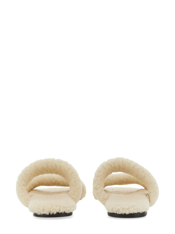 The Best Shops SAINT LAURENT: sandals - Shearling Sandal