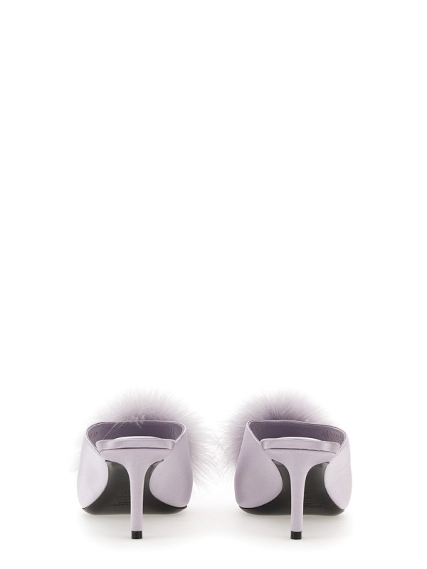 The Best Shops SAINT LAURENT: mules shoes - Satin Crepe mules