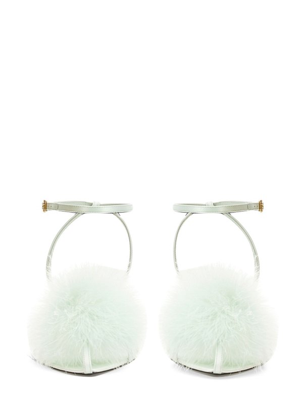 SAINT LAURENT: mules shoes online - Satin Crepe mules