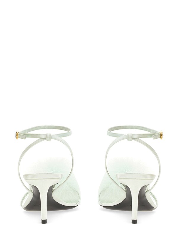 The Best Shops SAINT LAURENT: mules shoes - Satin Crepe mules