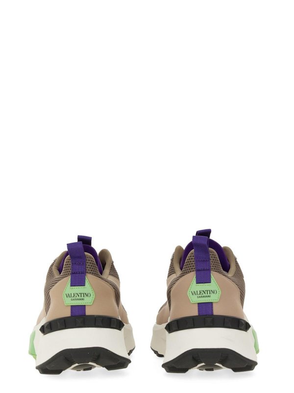 The Best Shops VALENTINO GARAVANI: trainers - Leather And Mesh Sneaker