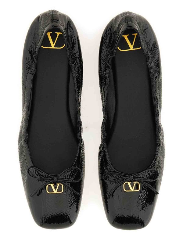 The Best Shops VALENTINO GARAVANI: フラットシューズ - 黒