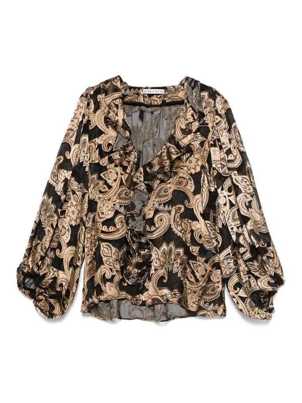 ALICE+OLIVIA: Blouses - Blouse - Noir