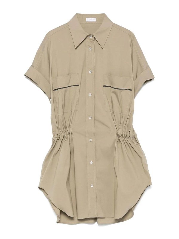 BRUNELLO CUCINELLI: シャツ - シャツ - 緑